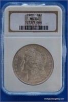 1900 Silver Morgan MS64 $1 Dollar Coin