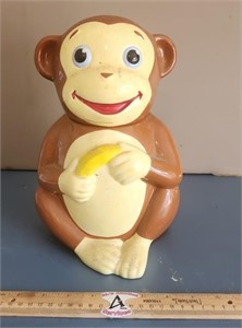 Vintage Monkey Cookie Jar
