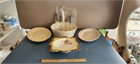 Assortment of Dishes: Vintage Plates & Bowls,