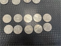 Canadian Silver Nickel Dollars