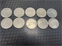 Canadian Silver Nickel Dollars