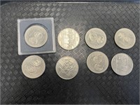 Canadian Silver Nickel Dollars