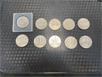 Canadian Silver Nickel Dollars