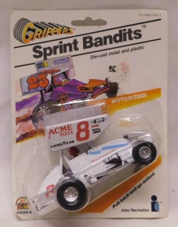 New 1987 Grippers Sprint Bandits car in pkg. -