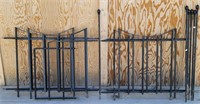 Black Iron Fence 4 Sections 15' & Gate