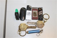 KEY CHAINS AND LIGHTERS