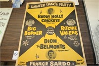 BUDDY HOLLY COLLECTABLE  POSTER