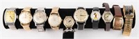 10 Vintage Watches - Wittnauer, Mickey Mouse, Etc.
