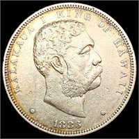 1883 Kingdom of Hawaii Dollar CLOSELY