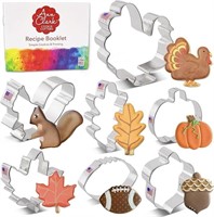 Fall Thanksgiving Cookie Cutters 7-Pc