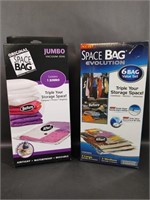 Space Bags Vacuum Seal 1 Jumbo, 3 Large, 3 Medium