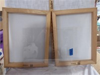 Two Speedball Mesh Wood Frames