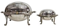 (2) SILVER PLATE ENTREE CHAFING DISHES, ELKINGTON