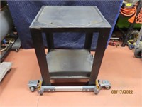 HD Metal 25"x22" HD Bench on Dolly Mover NICE