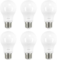 6 Packs Linkind A19 LED Light Bulbs Dimmable, 60W