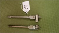 2 ADJUSTABLE SPADE DRILL BITS