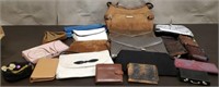 Lot of Purses, Handbags, Wallets & Leather