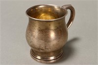 English Sterling Silver Christening Cup,