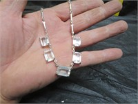 Signed Swarovski Crystal Necklace