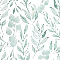 WENMER Green Leaf Wallpaper Floral Wallpaper Peel