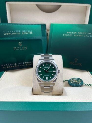 Rolex Oyster Perpetual 36mm Green Dial 126000