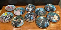 Wizard of Oz Plates Hamilton Collection with 50yrs
