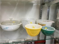 Pyrex and Fire King Serving Bowls