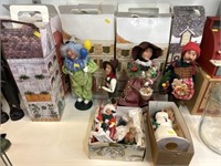 (6) Byers' Choice Dolls