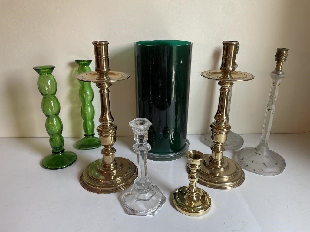 Baldwin Brass Candlesticks and More