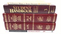 5 Reference Books Science, Thesaurus, English
