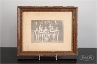 Framed Vintage Photo of Boys’ Wrestling Team