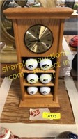 Wood clock, Hawkeye golf balls