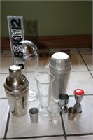 Barware Lot-Shot Glasses, Shakers & More