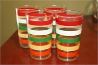 Vintage Anchor Hocking Fiesta Tumbler Glasses