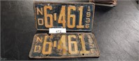 1936 North Dakota License Plates