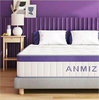 ANMIZ, 10" Hybrid Full Mattress with Memory Foam,