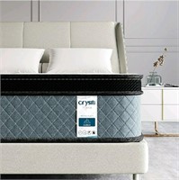 Crystli 12" Memory Foam Mattress Hybrid Innersprin