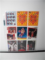 (9) Michael Jordan Cards various years 90's &