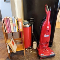 Household Lot w/ Vacuum Cleaner & Cookbooks
