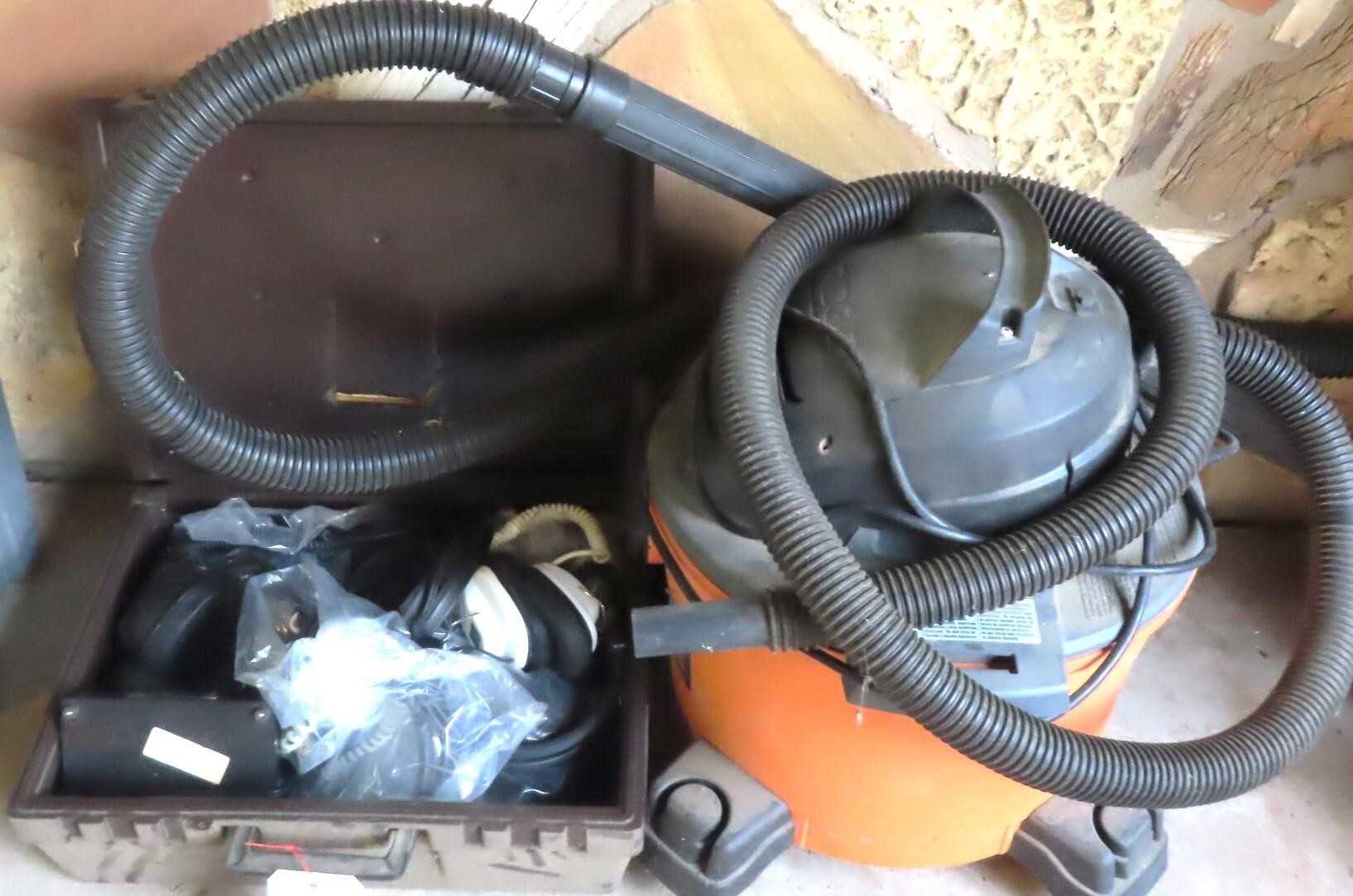 Ear Protection (box of) and Wet Dry Vac