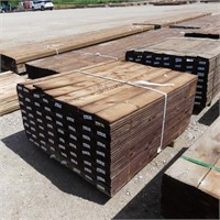 256 pcs. 1" x 6" x 4' PRESSURE TREATED LUMBER