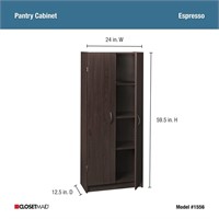 ClosetMaid Pantry Cabinet  SEE DESC/PICS
