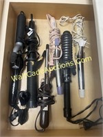 Curling Irons Various Brands and Sizes Lot Of 6