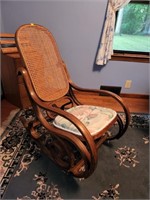 VIntage Light Oak Rocking Chair