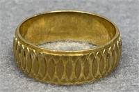 14K Gold Ring, 6.2g , Sz 9.5
