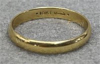10K Gold Ring, 3.2g, Sz 13.5