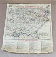 Civil War Battelfields 1861-1865 Map (Repop)