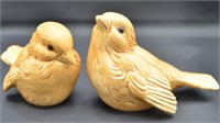 2 pcs Vintage Goebel Porcelain Bird Figurines
