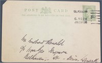 British 1906 Half Penny Postal Stationery Card