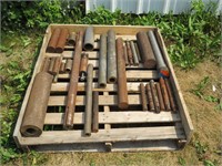 QTY. OF SHAFTS VARIOUS LENGTHS & SIZES SOME BRASS